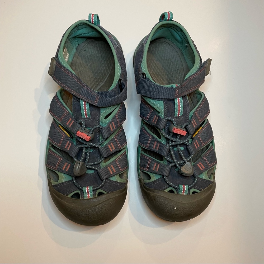 Blue and Pink Keen Shoes